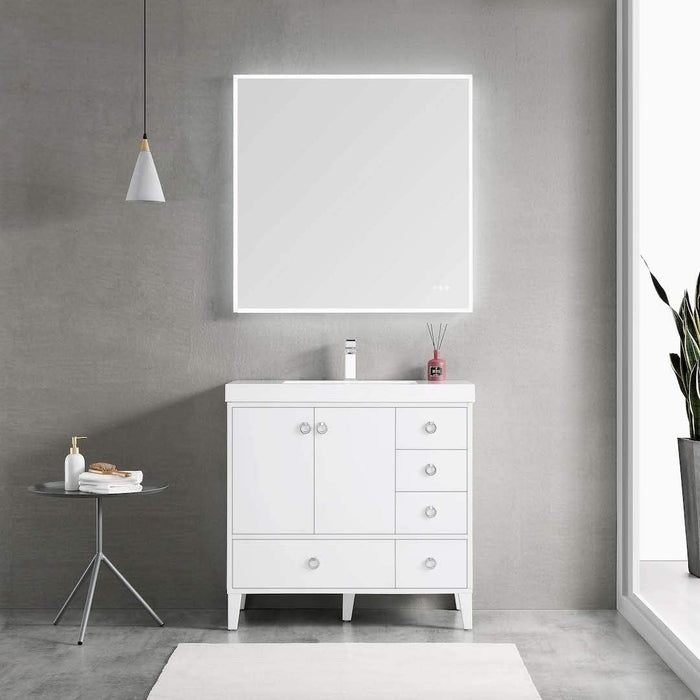 Blossom Lyon 36” White Vanity - Luxe Vanity & Tub