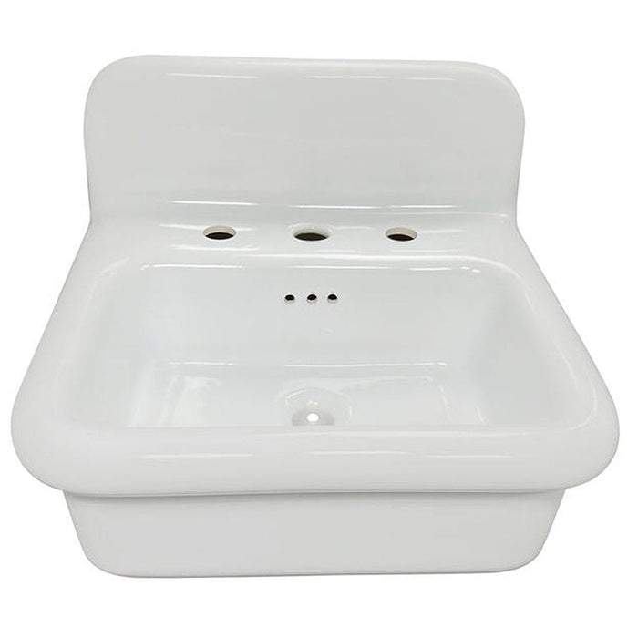 Victorian Collection Nantucket Sinks Fireclay 30's Style Sink in all White - Luxe Vanity & Tub