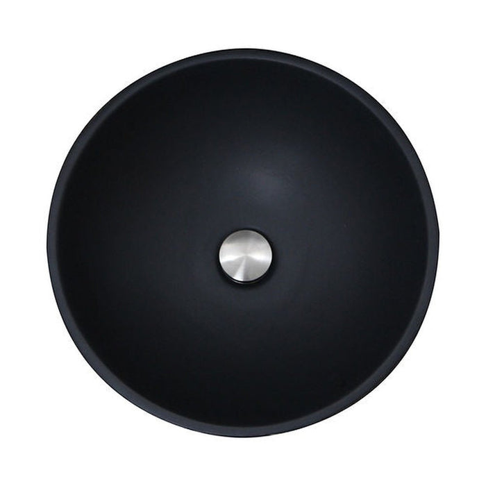 Regatta Collection Nantucket Sinks Drake Fireclay Hand-decorated Vanity Sink - Matte Black - Luxe Vanity & Tub