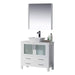 Blossom Sydney 36" Vanity, Ceramic/Ceramic Vessel Sink and Optional Mirror - Luxe Vanity & Tub