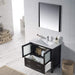 Blossom Sydney 36" Vanity, Ceramic/Ceramic Vessel Sink and Optional Mirror - Luxe Vanity & Tub