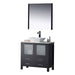Blossom Sydney 36" Vanity, Ceramic/Ceramic Vessel Sink and Optional Mirror - Luxe Vanity & Tub