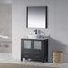 Blossom Sydney 36" Vanity, Ceramic/Ceramic Vessel Sink and Optional Mirror - Luxe Vanity & Tub