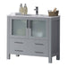 Blossom Sydney 36" Vanity, Ceramic/Ceramic Vessel Sink and Optional Mirror - Luxe Vanity & Tub
