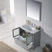Blossom Sydney 36" Vanity, Ceramic/Ceramic Vessel Sink and Optional Mirror - Luxe Vanity & Tub