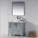 Blossom Sydney 36" Vanity, Ceramic/Ceramic Vessel Sink and Optional Mirror - Luxe Vanity & Tub