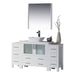 Blossom Sydney 54" Vanity Set, Side Cabinets, Vessel Sink and Optional Mirror - Luxe Vanity & Tub