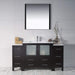 Blossom Sydney 54" Vanity Set, Side Cabinets, Vessel Sink and Optional Mirror - Luxe Vanity & Tub