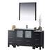 Blossom Sydney 54" Vanity Set, Side Cabinets, Vessel Sink and Optional Mirror - Luxe Vanity & Tub