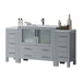 Blossom Sydney 54" Vanity Set, Side Cabinets, Vessel Sink and Optional Mirror - Luxe Vanity & Tub