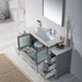 Blossom Sydney 54" Vanity Set, Side Cabinets, Vessel Sink and Optional Mirror - Luxe Vanity & Tub