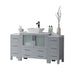 Blossom Sydney 54" Vanity Set, Side Cabinets, Vessel Sink and Optional Mirror - Luxe Vanity & Tub