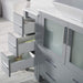 Blossom Sydney 54" Vanity Set, Side Cabinets, Vessel Sink and Optional Mirror - Luxe Vanity & Tub