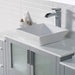 Blossom Sydney 54" Vanity Set, Side Cabinets, Vessel Sink and Optional Mirror - Luxe Vanity & Tub