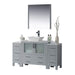 Blossom Sydney 54" Vanity Set, Side Cabinets, Vessel Sink and Optional Mirror - Luxe Vanity & Tub
