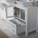 Blossom Sydney 84" Double Vanity Set, Side Cabinets, Vessel Sink and Optional Mirror - Luxe Vanity & Tub