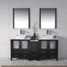 Blossom Sydney 84" Double Vanity Set, Side Cabinets, Vessel Sink and Optional Mirror - Luxe Vanity & Tub