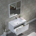 Blossom Paris 36" White Vanity with Ceramic Sink and Optional Mirror - Luxe Vanity & Tub