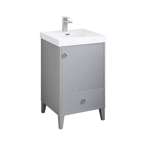 Blossom Lyon 20” Metal Gray Vanity - Luxe Vanity & Tub