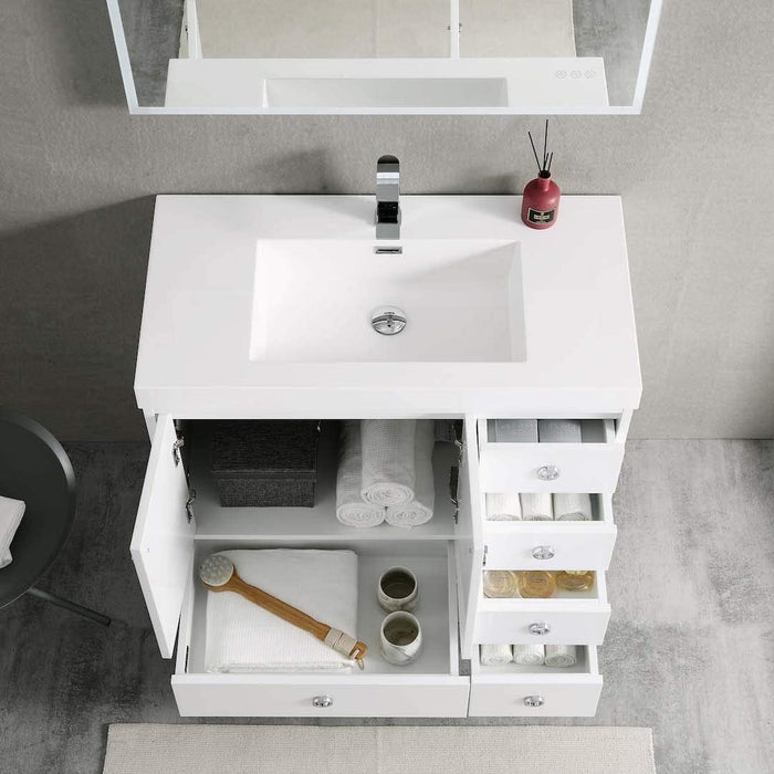 Blossom Lyon 36” White Vanity - Luxe Vanity & Tub