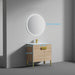 Bari 36" Freestanding Bathroom Vanity with Ceramic Sink - Maple - Luxe Vanity & Tub