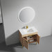 Bari 36" Freestanding Bathroom Vanity with Ceramic Sink - Maple - Luxe Vanity & Tub