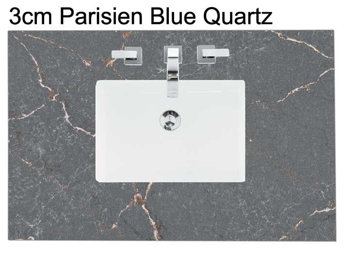 36" Metropolitan Single Bathroom Vanity, Silver Oak