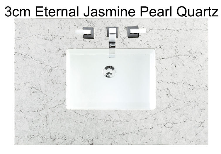 36" Metropolitan Single Bathroom Vanity, Silver Oak