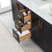Gazsi 60" Double Bathroom Vanity Set with Grain White Composite Stone Countertop - Luxe Vanity & Tub