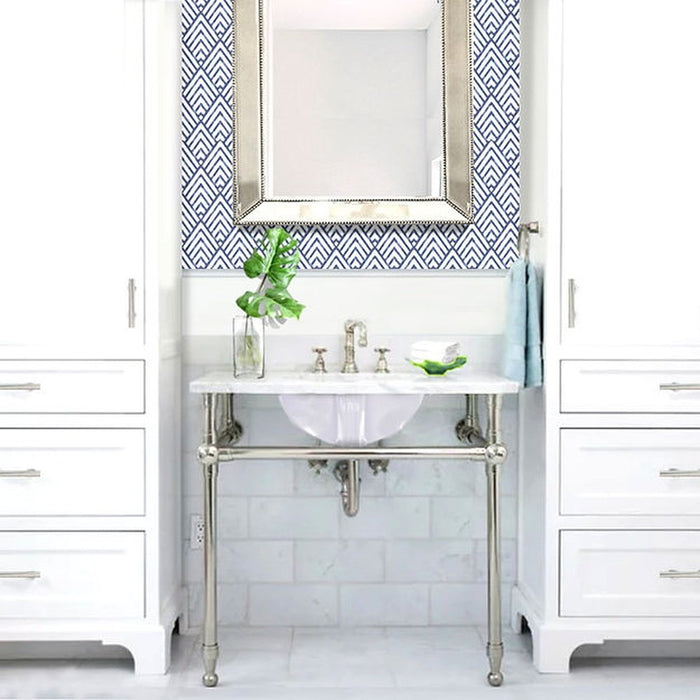 Great Point Collection Nantucket Sinks 15 Inch x 12 Inch Glazed Bottom Undermount GB-15x12-W Oval Ceramic Sink In White - Luxe Vanity & Tub