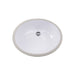 Great Point Collection Nantucket Sinks 15 Inch x 12 Inch Glazed Bottom Undermount GB-15x12-W Oval Ceramic Sink In White - Luxe Vanity & Tub