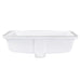 Great Point Collection Nantucket Sinks 17 Inch x 13 Inch Glazed Bottom UndermountRectangle Ceramic Sink In White - Luxe Vanity & Tub