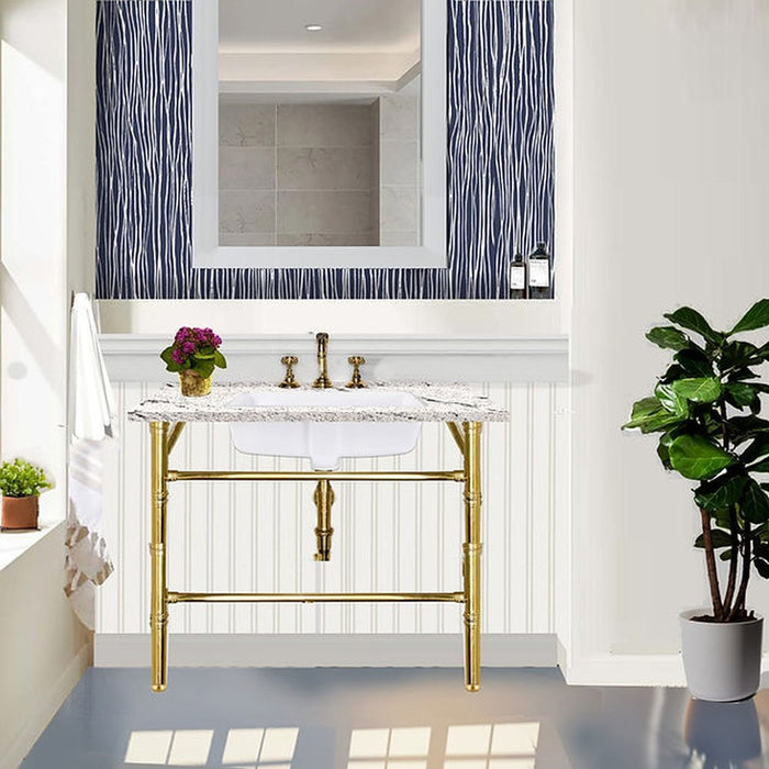 Great Point Collection Nantucket Sinks 17 Inch x 13 Inch Glazed Bottom UndermountRectangle Ceramic Sink In White - Luxe Vanity & Tub