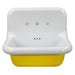 Victorian Collection Nantucket Sinks Fireclay 30's Style Sink in white with a Yellow Bottom - Luxe Vanity & Tub