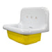 Victorian Collection Nantucket Sinks Fireclay 30's Style Sink in white with a Yellow Bottom - Luxe Vanity & Tub