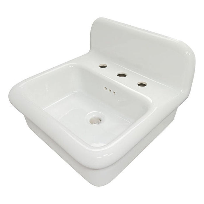 Victorian Collection Nantucket Sinks Fireclay 30's Style Sink in all White - Luxe Vanity & Tub