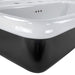 Victorian Collection Nantucket Sinks Fireclay 30's Style Sink in white with a Black Bottom - Luxe Vanity & Tub
