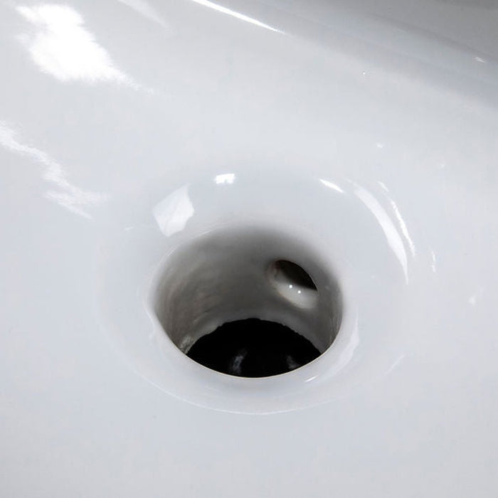 Victorian Collection Nantucket Sinks Fireclay 30's Style Sink in white with a Black Bottom - Luxe Vanity & Tub