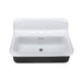 Victorian Collection Nantucket Sinks Fireclay 30's Style Sink in white with a Black Bottom - Luxe Vanity & Tub