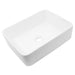 Brant Point Collection Nantucket Sinks Rectangle White Vessel Sink NSV105 - Luxe Vanity & Tub
