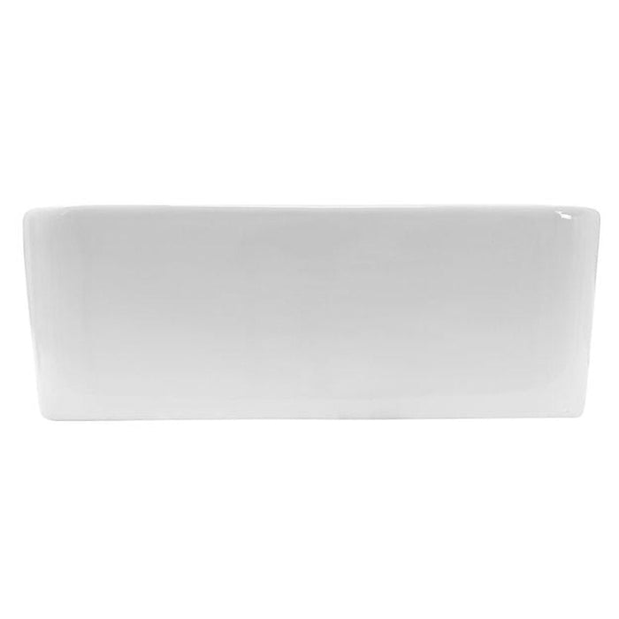 Brant Point Collection Nantucket Sinks Rectangle White Vessel Sink NSV105 - Luxe Vanity & Tub