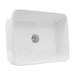 Brant Point Collection Nantucket Sinks Rectangle White Vessel Sink NSV105 - Luxe Vanity & Tub