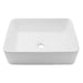Brant Point Collection Nantucket Sinks Rectangle White Vessel Sink NSV105 - Luxe Vanity & Tub