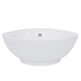 Brant Point Collection Nantucket Sinks 17" Round White Vessel Sink With Overflow NSV218 - Luxe Vanity & Tub