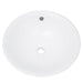 Brant Point Collection Nantucket Sinks 17" Round White Vessel Sink With Overflow NSV218 - Luxe Vanity & Tub