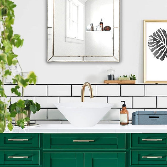 Brant Point Collection Nantucket Sinks Round Low-Profile  Vessel Sink NSV222 - Luxe Vanity & Tub