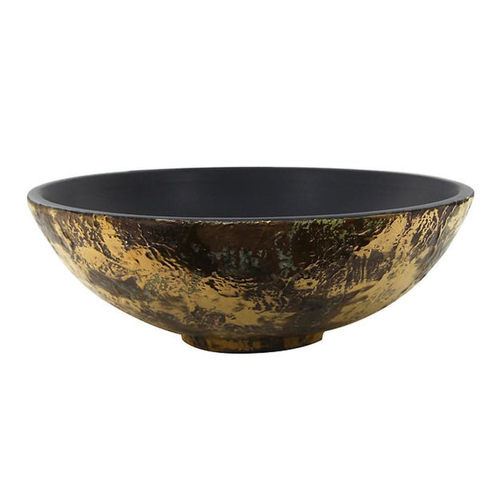 Regatta Collection Nantucket Sinks Drake Fireclay Hand-decorated Vanity Sink - Matte Black - Luxe Vanity & Tub