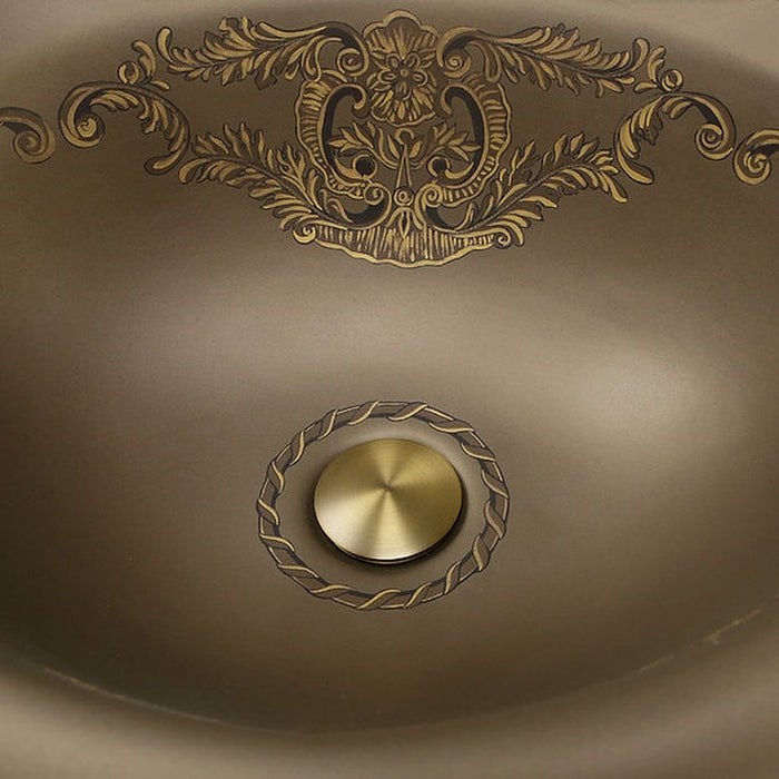Regatta Collection Nantucket Sinks St. Louis Italian Fireclay Vanity Sink - Luxe Vanity & Tub