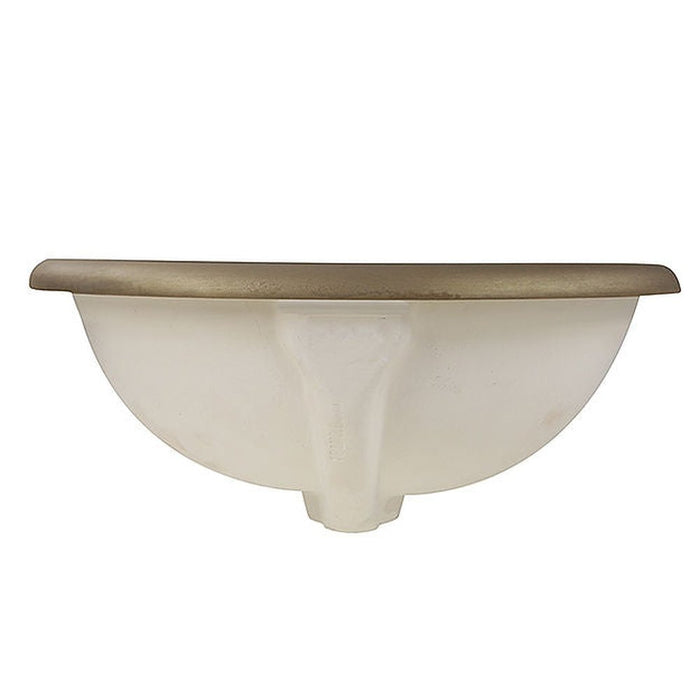 Regatta Collection Nantucket Sinks St. Louis Italian Fireclay Vanity Sink - Luxe Vanity & Tub