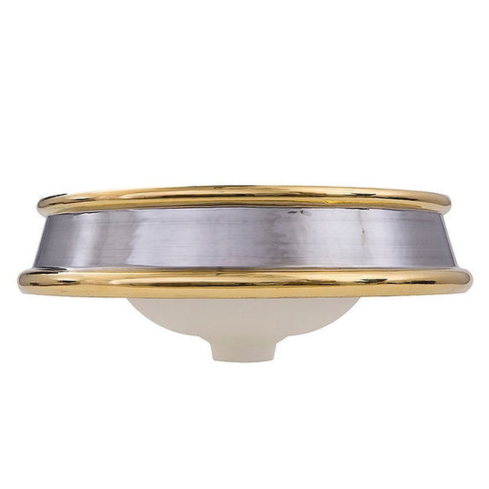 Regatta Collection Nantucket Sinks St. Bart Fireclay Hand-decorated Vanity Sink - Luxe Vanity & Tub